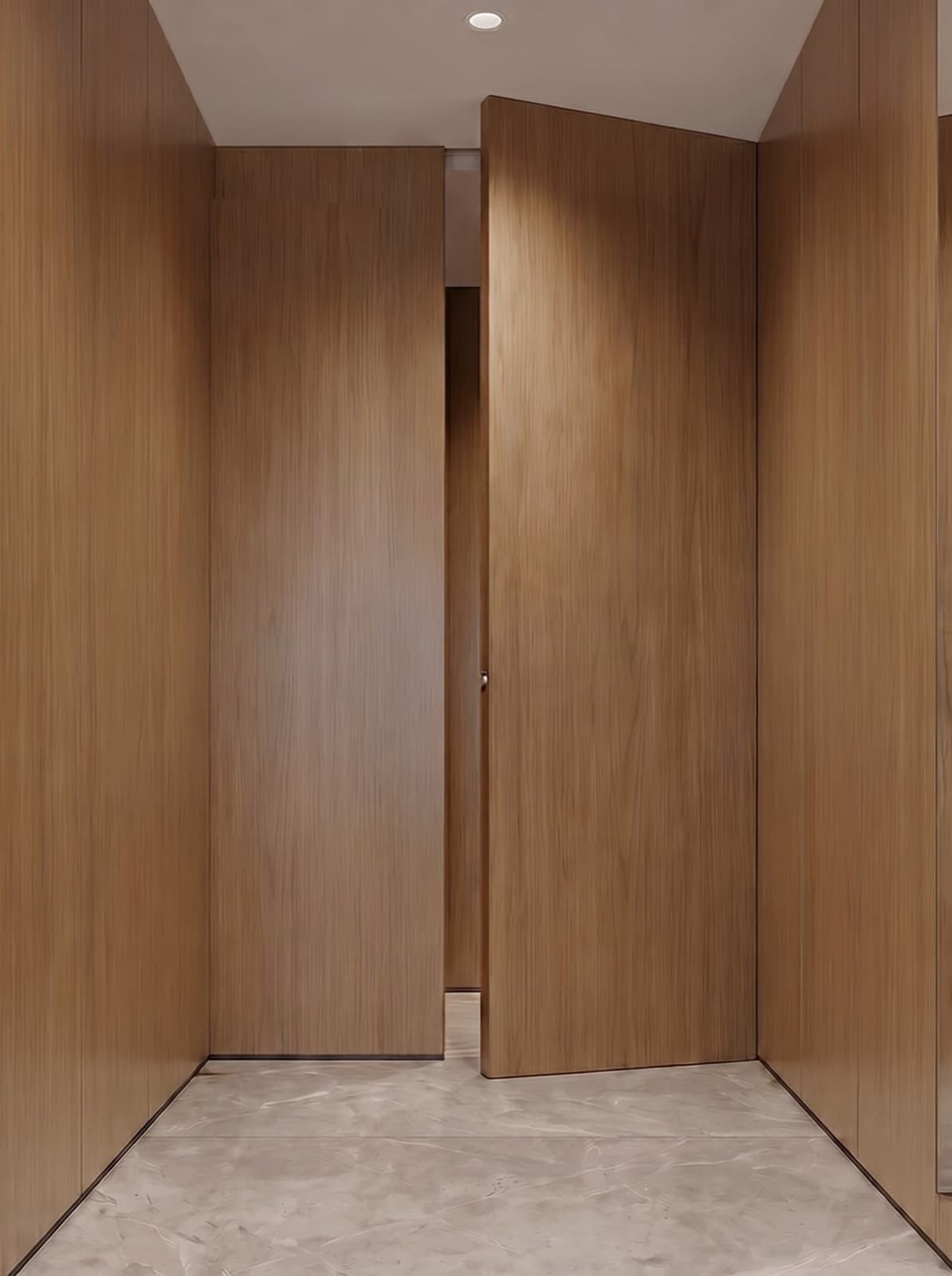 Porte invisible sur mesure à Tanger 2 — Bab Lamaalam